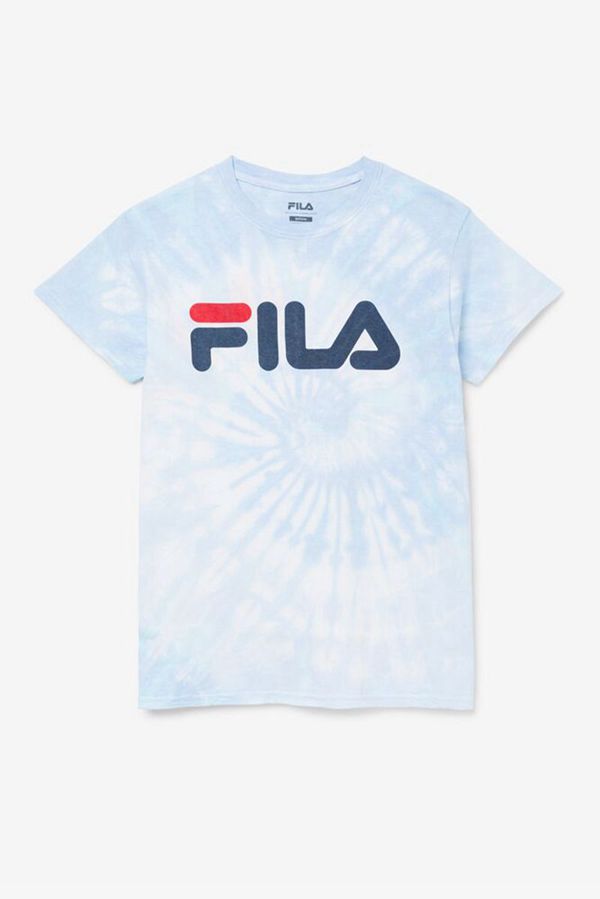 Camisetas Fila Homem Multicoloridas - Fila Blue Tie Dye Portugal Online,BALO-72843